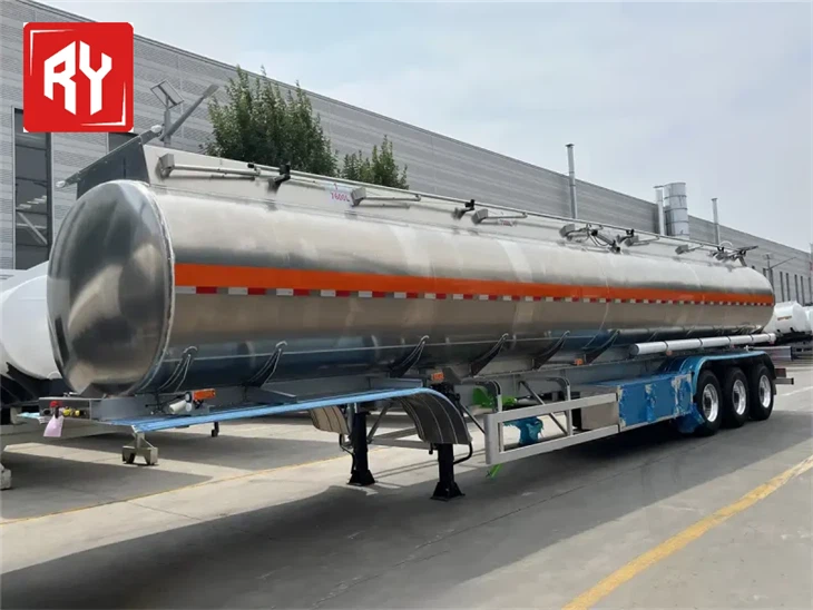 3 Axles 40000 Liters Fuel Tank Semi Trailer Oil Transport Tank Semi Trailer For Sale best