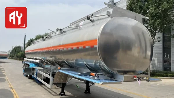 3 Axles 40000 Liters Fuel Tank Semi Trailer Oil Transport Tank Semi Trailer For Sale suppliers