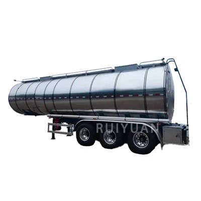 3 ایکسل ایلومینیم ٹینکر ٹریلر